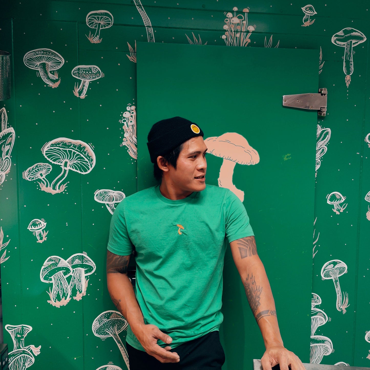 Green MOGU shirt - Mogu Amsterdam